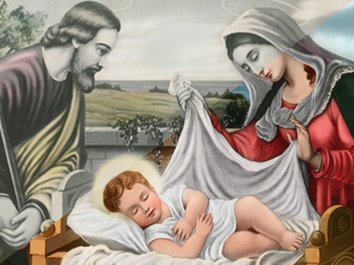 Renowacja obrazu Świętej Rodziny